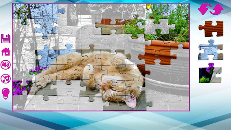 Big puzzles with cats Скриншот 2