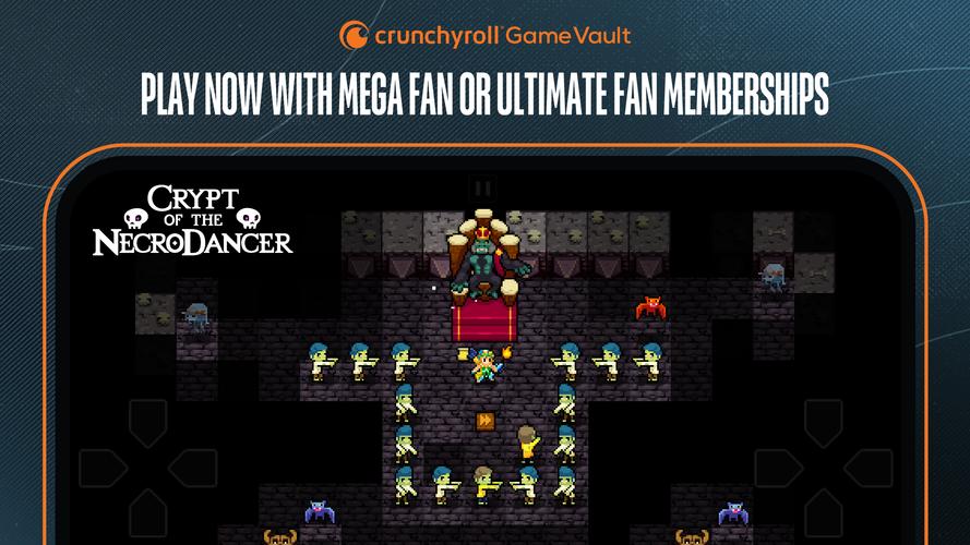 Crunchyroll: NecroDancer 스크린샷 1