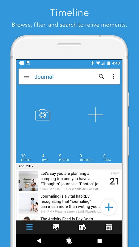 Day One Journal Screenshot 1