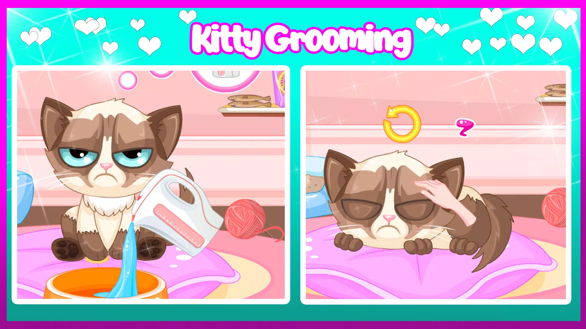 Sleepy Kitty Grooming স্ক্রিনশট 0