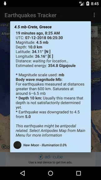 Earthquakes Tracker应用截图第2张