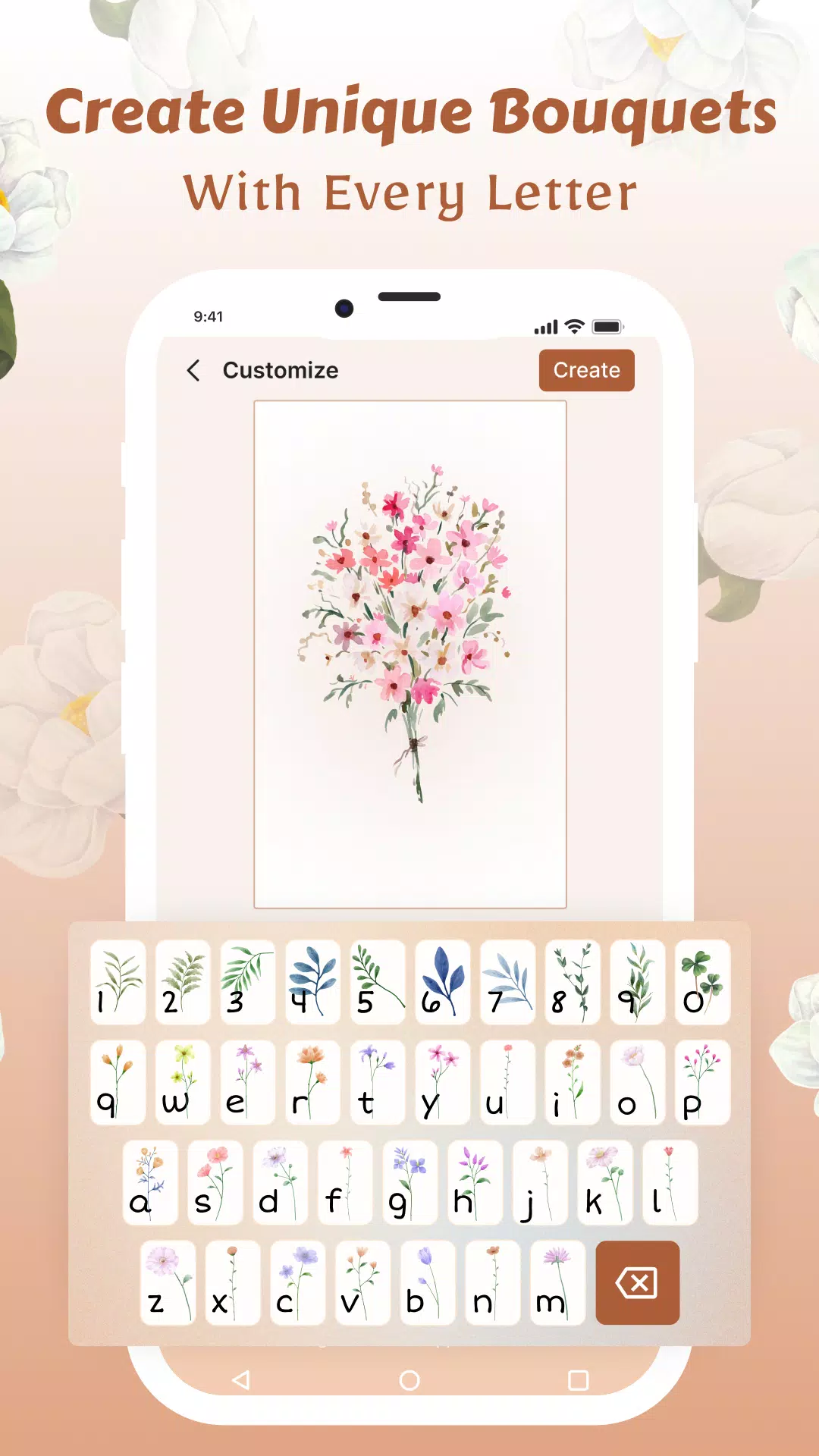 Flower Language Wallpaper DIY Zrzut ekranu 0