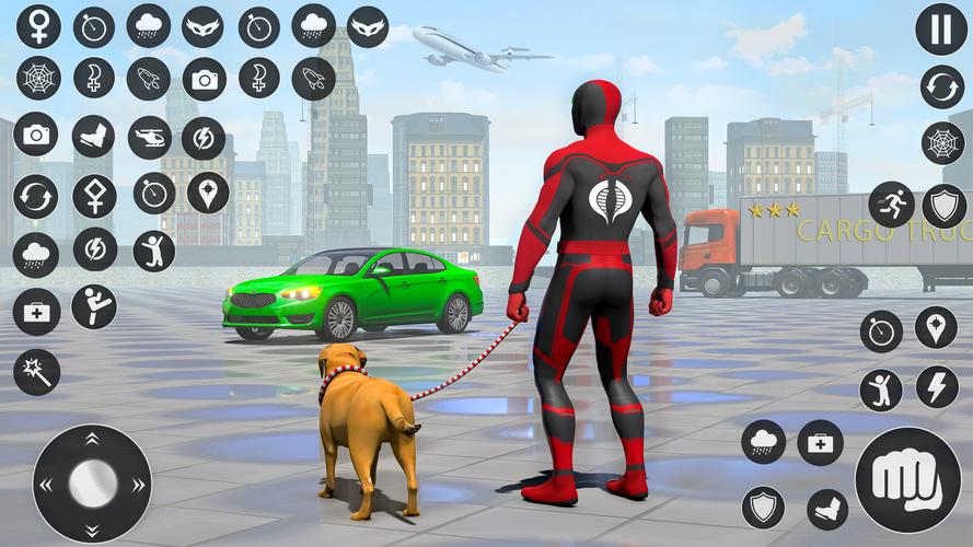 Rope Spider Hero: Spider Games 螢幕截圖 0