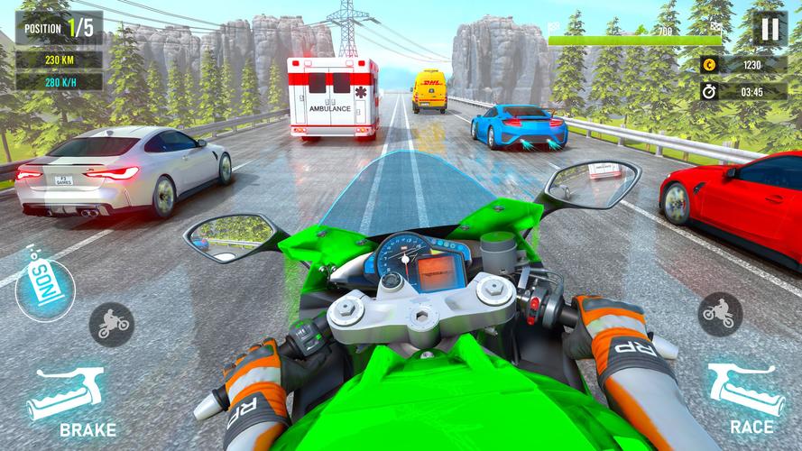 Moto Traffic Bike Race Game 3d 螢幕截圖 3