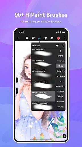 HiPaint - Paint Sketch & Draw स्क्रीनशॉट 0