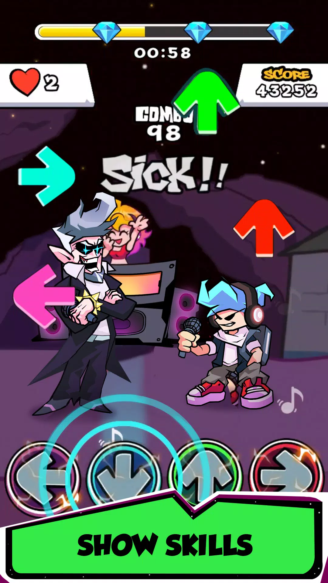 Schermata Music Night Battle 0