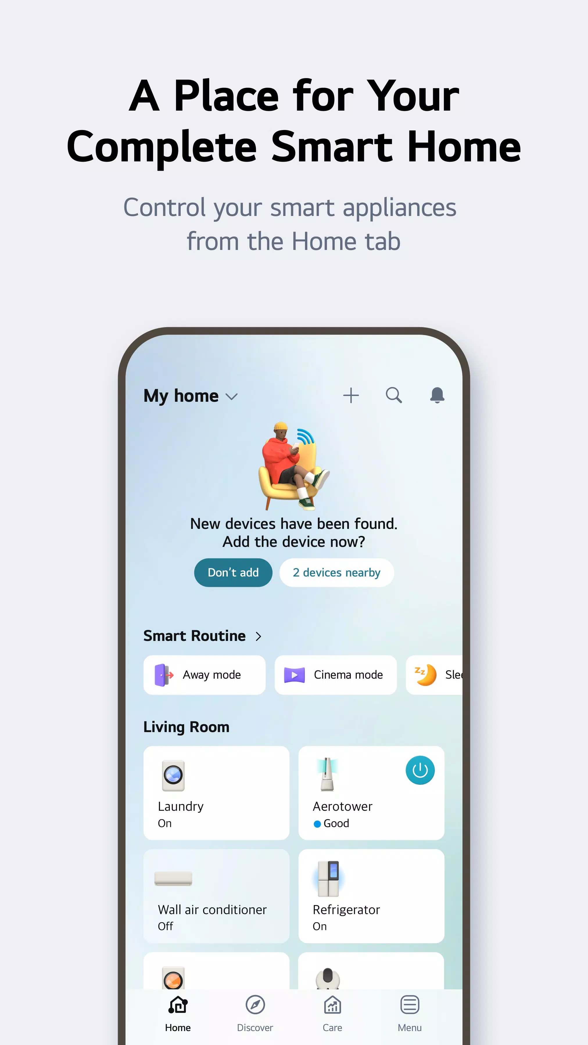 Schermata LG ThinQ 1