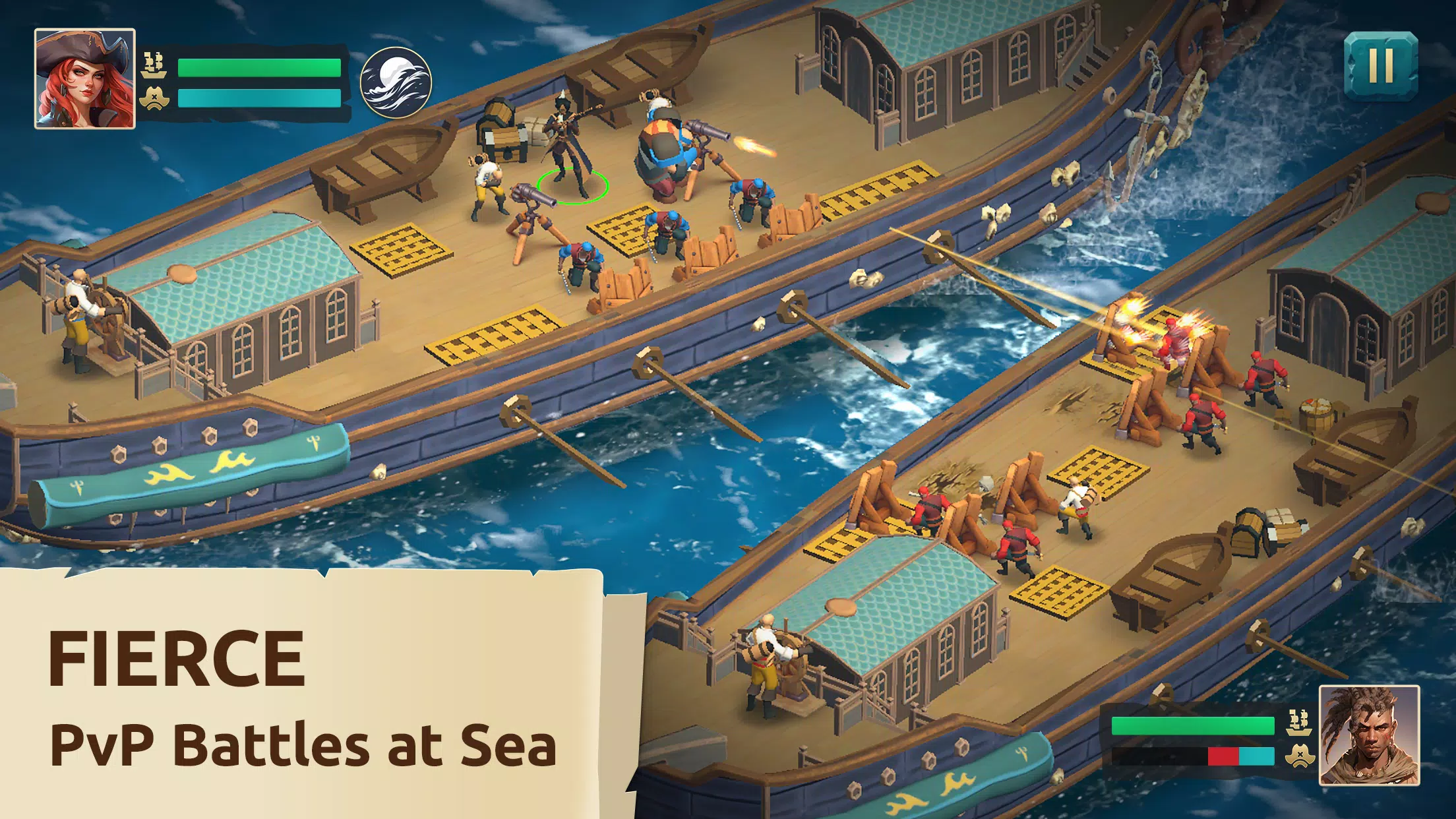Pirate Ships・Build and Fight স্ক্রিনশট 0