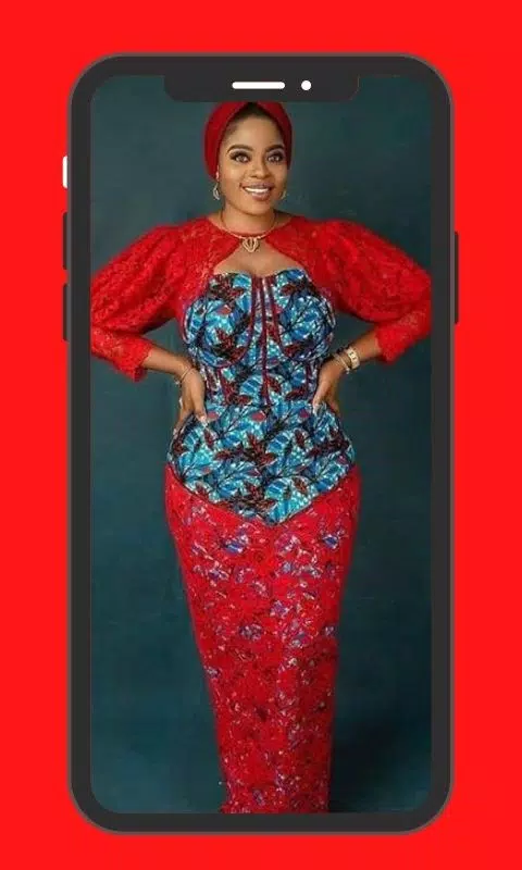 Ankara and Lace Combo Styles Schermafbeelding 0