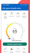 WiFi analyzer, WiFi speedmeter Скриншот 1