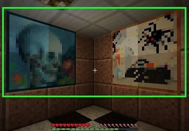 Paano mag -hang ng isang pagpipinta sa Minecraft
