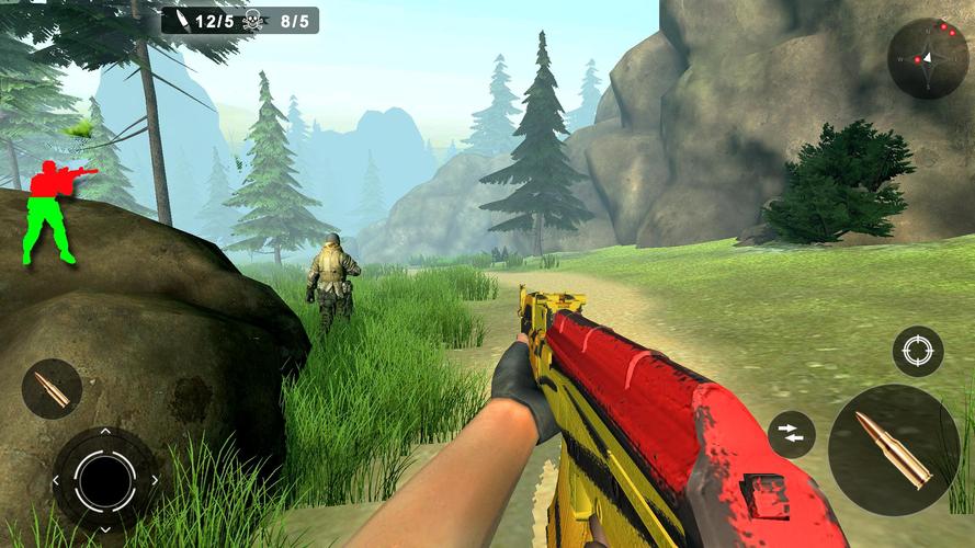 Commando Strike Offline Game 螢幕截圖 0