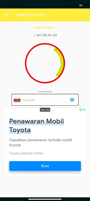 VPN VENEZUELA ဖန်သားပြင်ဓာတ်ပုံ 0