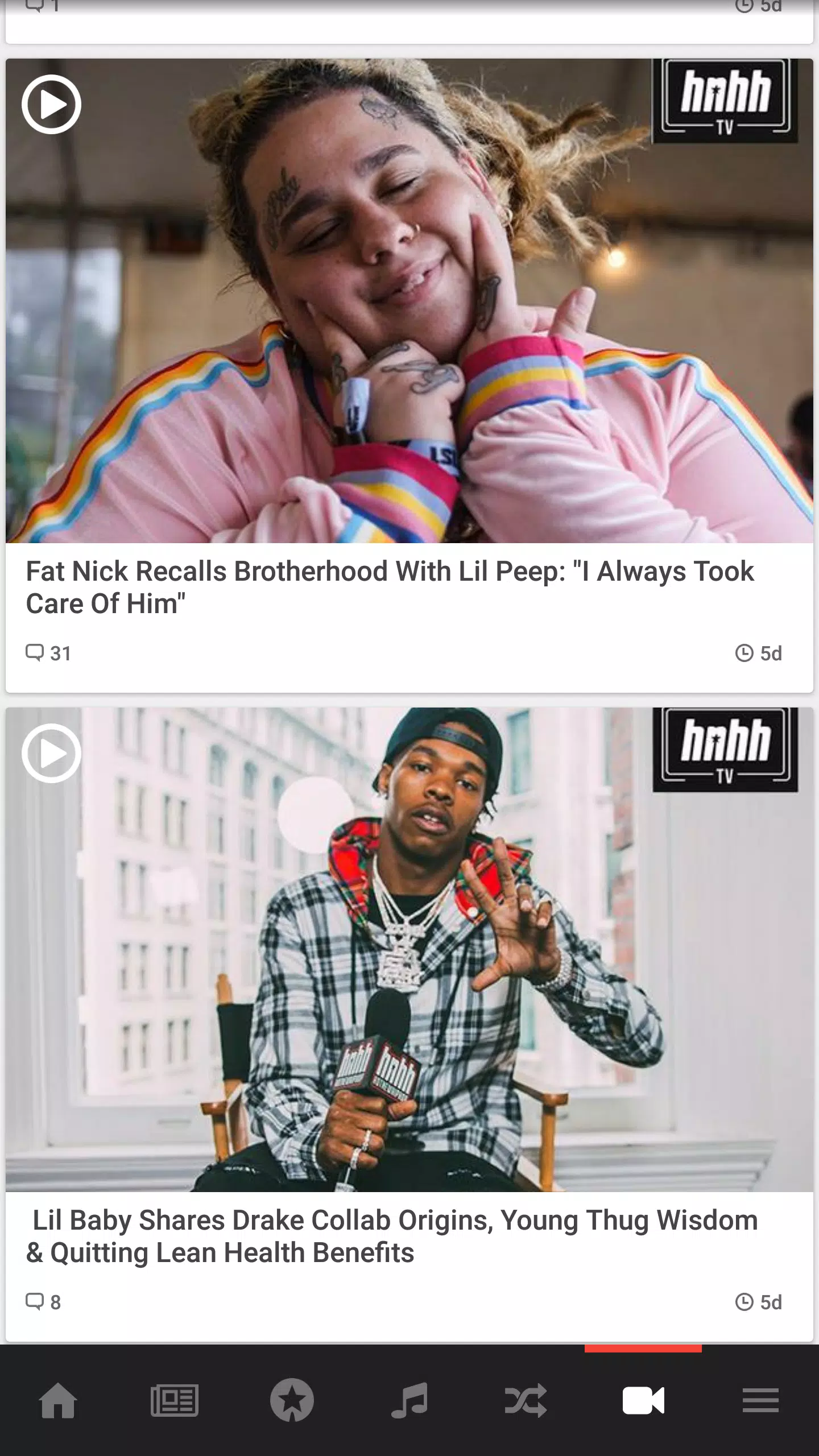 Hotnewhiphop HNHH Captura de pantalla 0