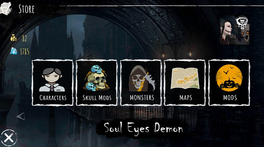 Soul Eyes Demon: Horror Skulls ภาพหน้าจอ 1