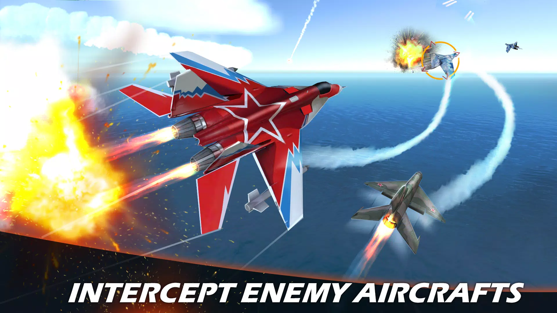 Jet Fighter Airplane Racing Screenshot 1