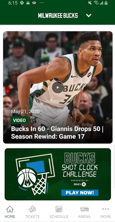 Bucks & Fiserv Forum App 螢幕截圖 0