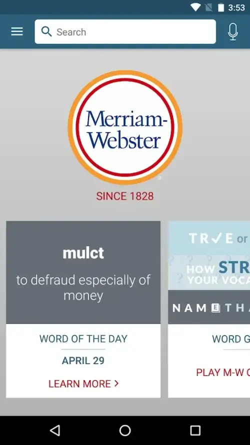 Dictionary - M-W Premium Screenshot 0