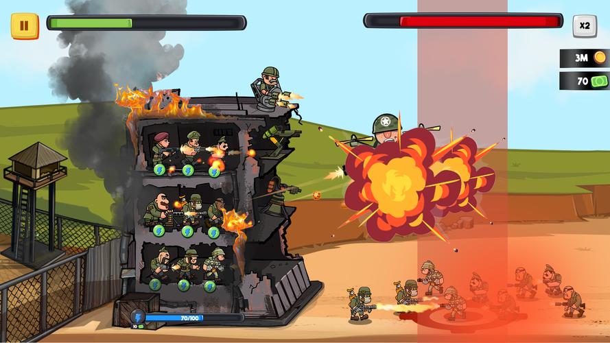 World War Army Defense: TD WW2 螢幕截圖 0