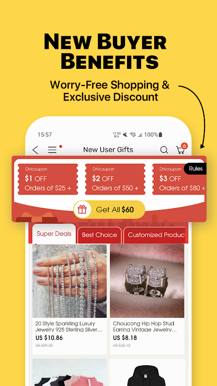 DHgate-Vente en Gros en Ligne Capture d'écran 1