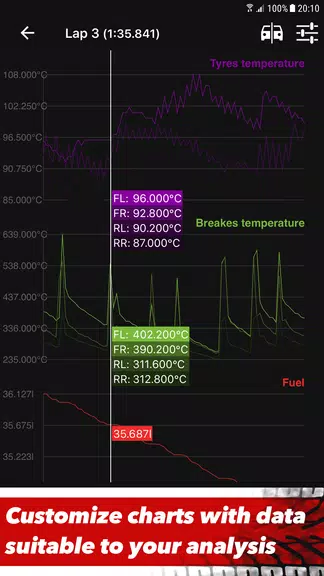 Sim Racing Telemetry Ảnh chụp màn hình 1