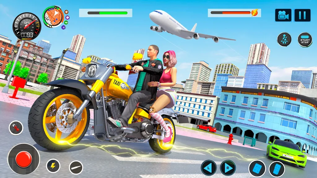 Flying Bike Driving Simulator Screenshot 2