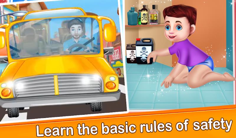 Child Safety Basic Rules games Screenshot 3