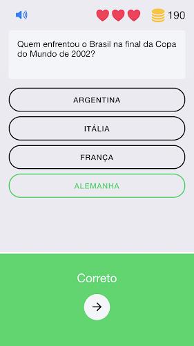 Quiz de Futebol - Times Quiz d Screenshot 0