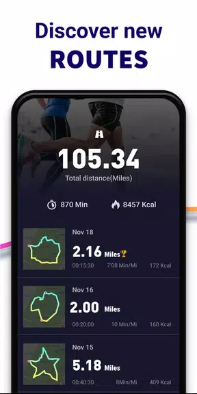 Running App - GPS Run Tracker Schermafbeelding 1