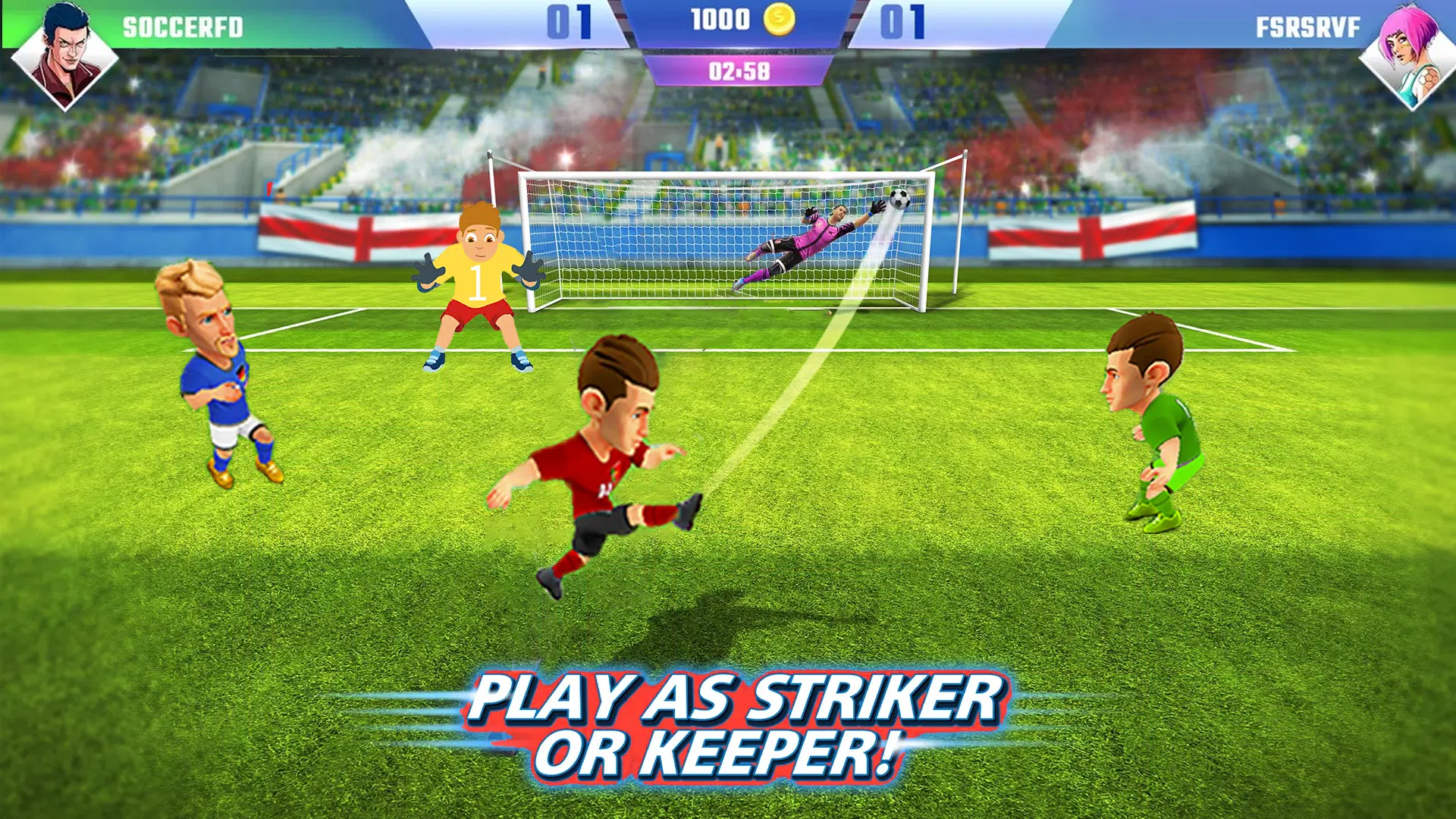 Mini Football Games Offline Screenshot 1