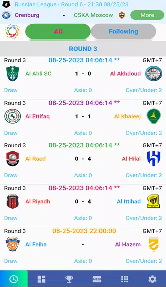 Saudi League Matches 스크린샷 0