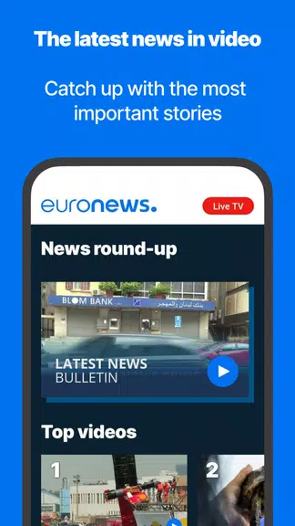 Euronews - Daily, live TV news Ảnh chụp màn hình 2