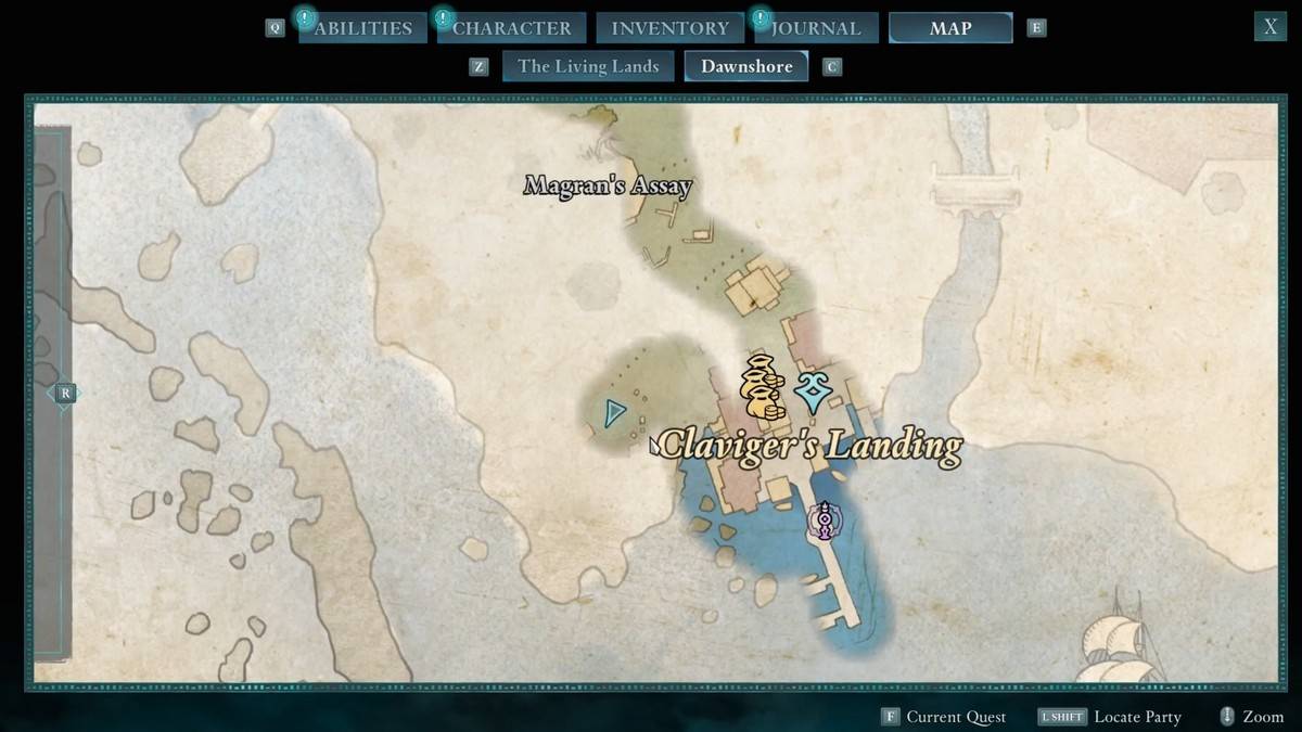 Waar te vinden Captain Henqua's buit Treasure Map in Avowed