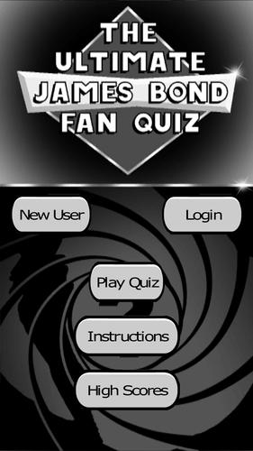 James Bond: Ultimate Fan Quiz スクリーンショット 0