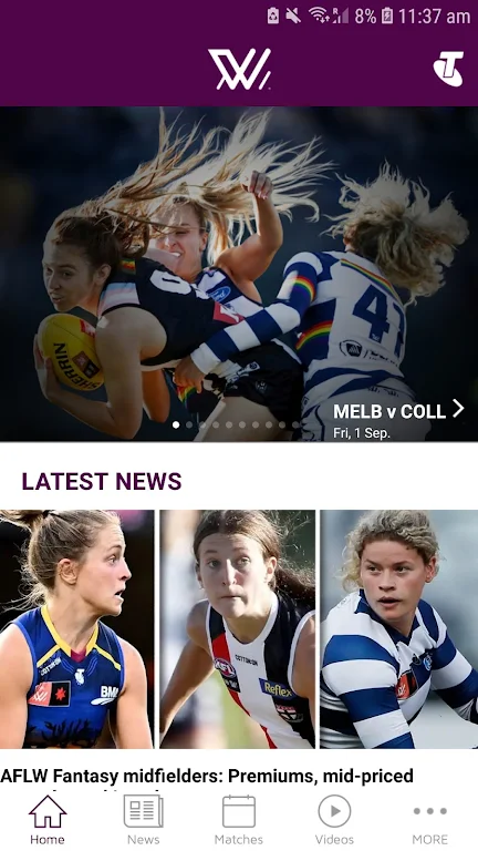 AFLW Official App应用截图第1张