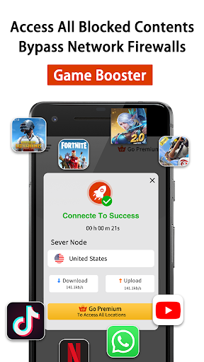 PStar VPN - Unlimited Fast Proxy 螢幕截圖 3