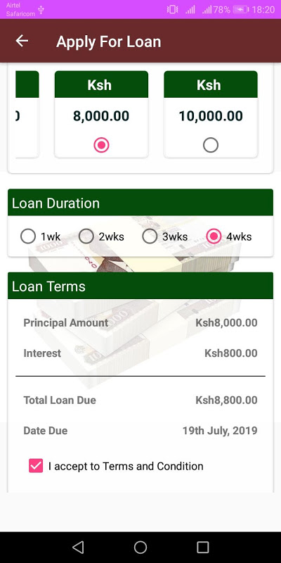 Loans Chap Chap Screenshot 2