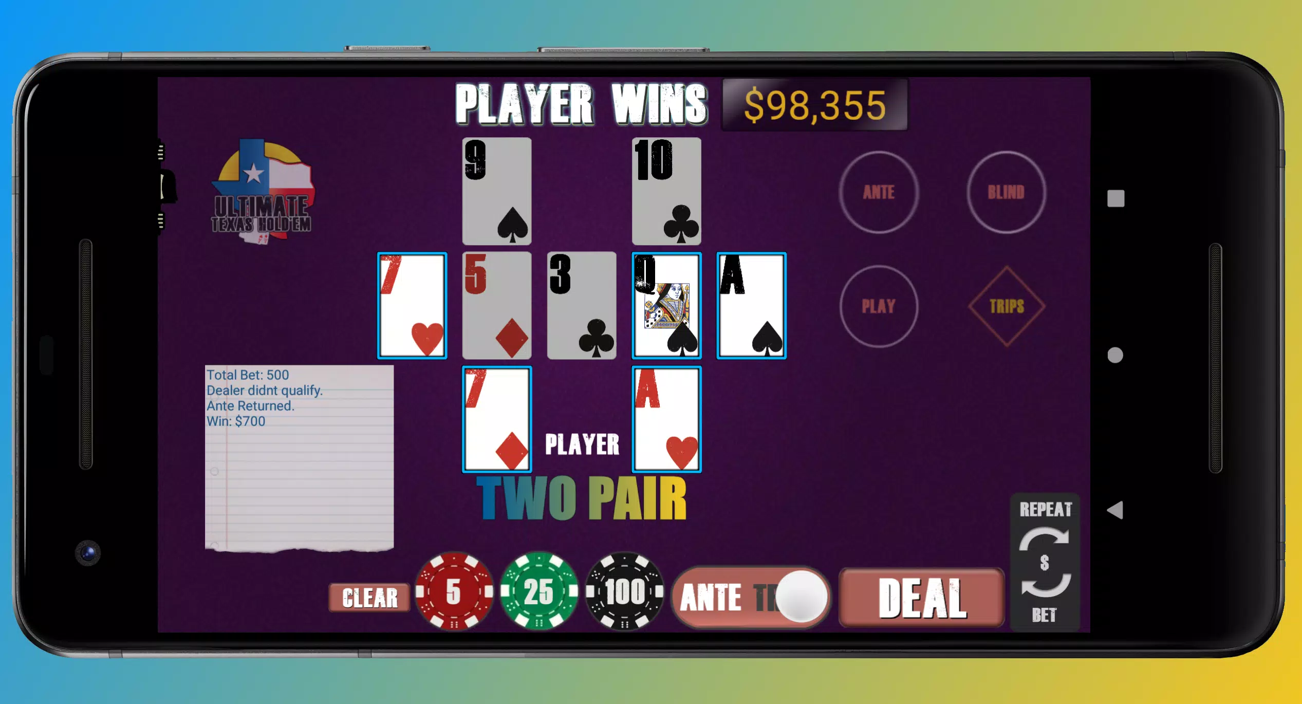 Texas Ultimate Holdem ภาพหน้าจอ 1