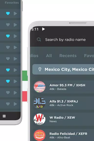 Radio Mexico FM online Zrzut ekranu 2