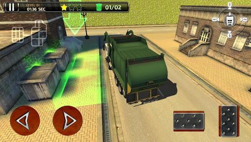 Garbage Truck Simulator 3D Racing Games 2017 ภาพหน้าจอ 3