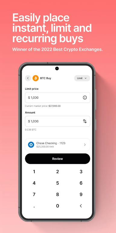 Gemini: Buy Bitcoin & Crypto Screenshot 1