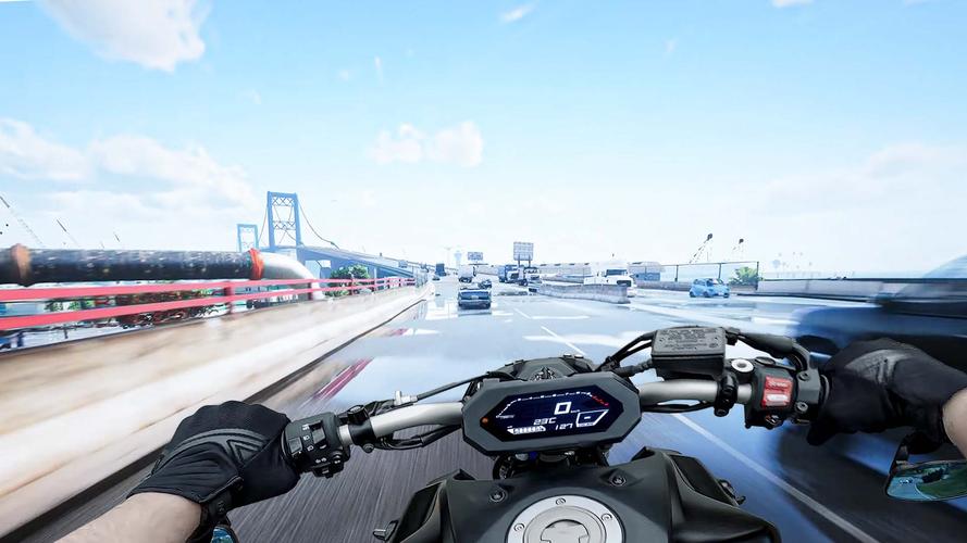 Traffic Moto Bike Rider City Screenshot 3