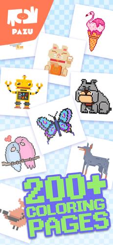 Pixel Coloring Games For Kids Captura de tela 3