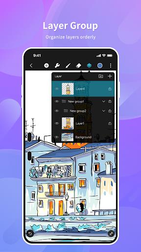 HiPaint - Paint Sketch & Draw स्क्रीनशॉट 1
