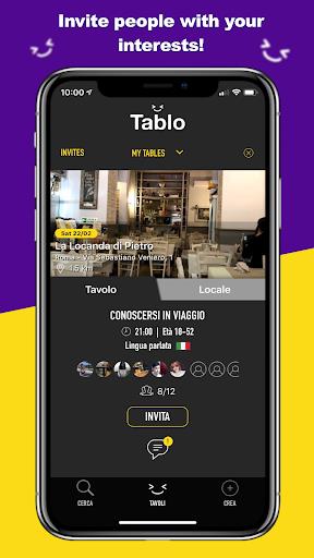Tablo - social eating Captura de tela 1