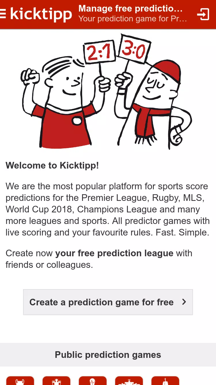 Kicktipp - The predictor game Screenshot 0