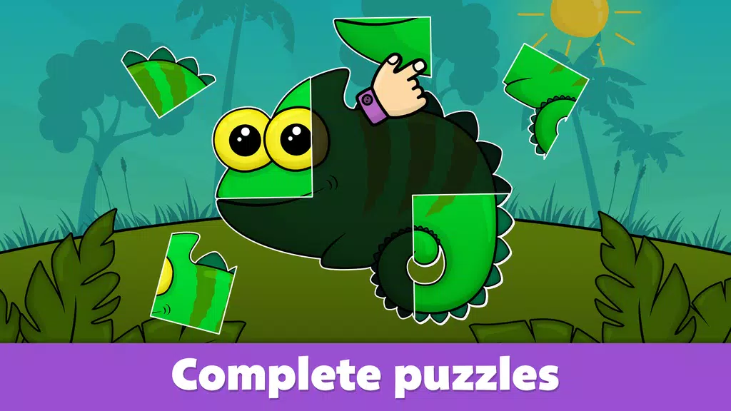 Puzzles-coloriages aux enfants Screenshot 2