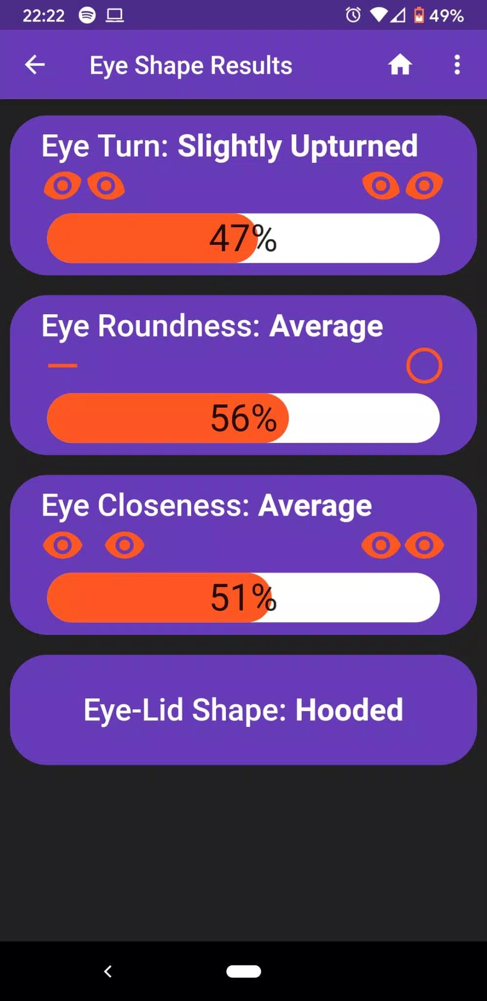 Eye Shape Schermafbeelding 3