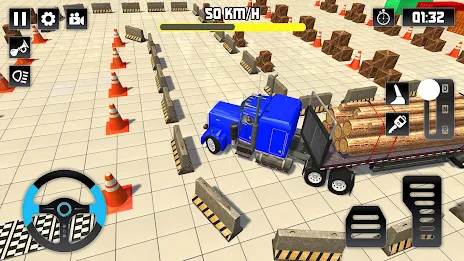 Log Transporter Truck Parking スクリーンショット 0