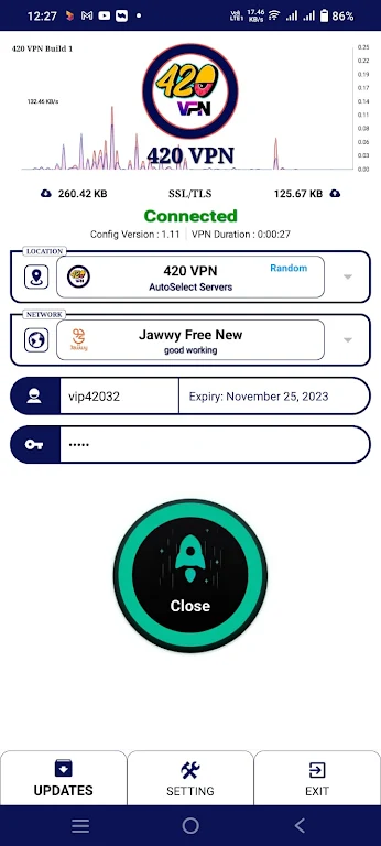 420 VPN Capture d'écran 1